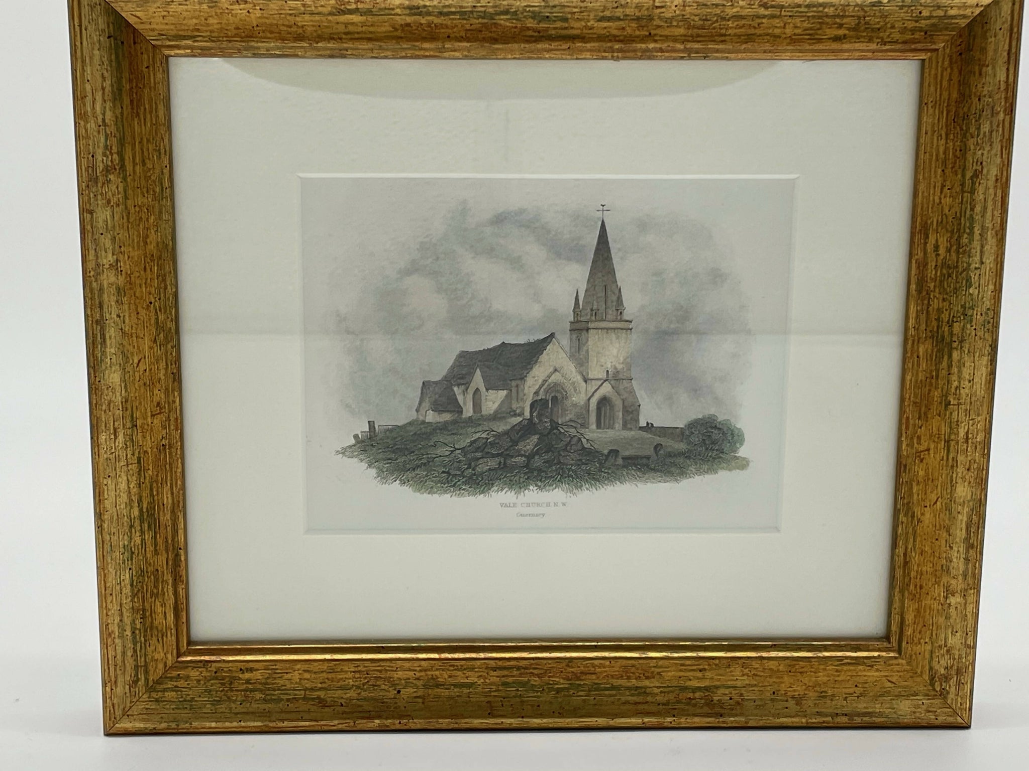 Engraved Print of Vale Church