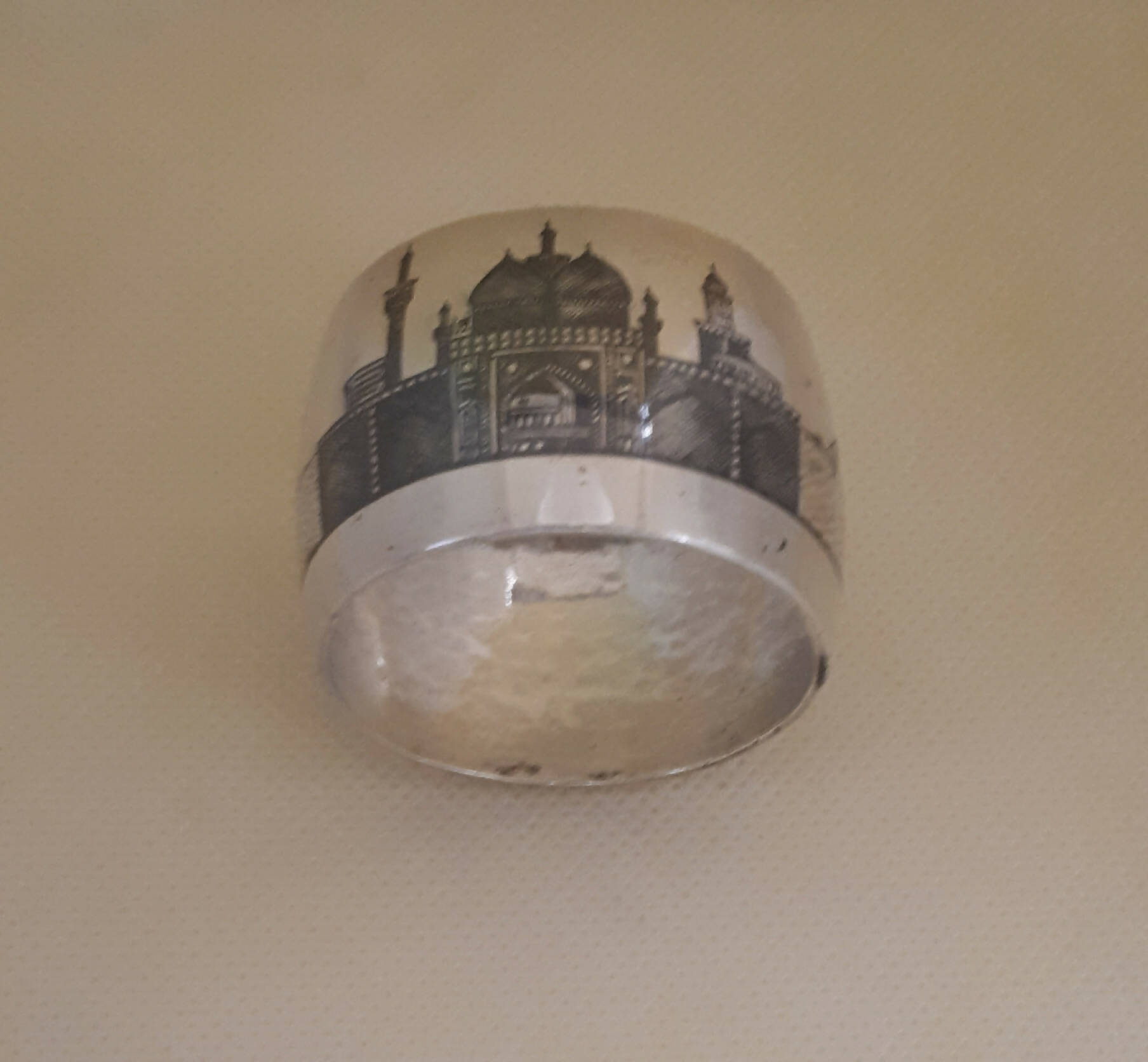 NIELLO SILVER NAPKIN RING