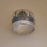 NIELLO SILVER NAPKIN RING