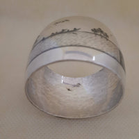 NIELLO SILVER NAPKIN RING